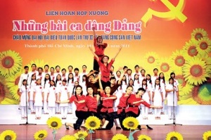 Liên hoan hợp xướng “Những bài ca dâng Đảng” tại TP Hồ Chí Minh